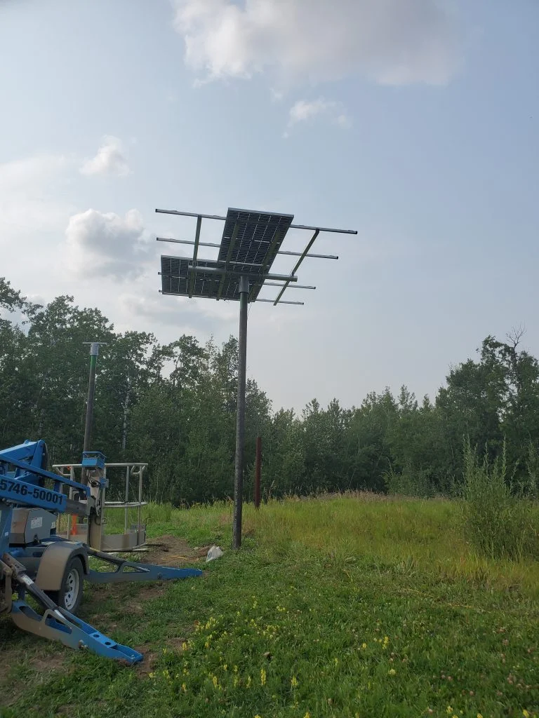 pole mounted solar panels