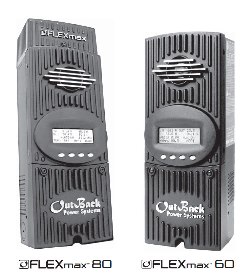 The Outback Power charge controllers 60 or 80 amps models