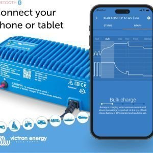 IP67 Blue Smart Charger 12/25(1) 120V NEMA 5-15