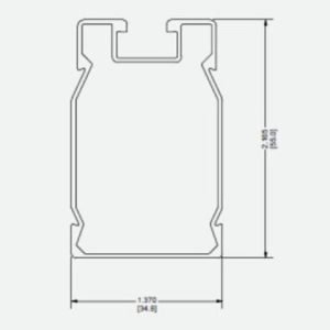Sunmodo SMR100-168-B 168” Rail Black