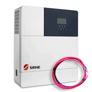 SRNE 3000 watt 24 volt Off Grid Inverter w/60 amp charge controller HF2430U60-100
