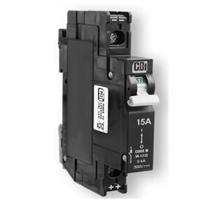 MNEPV-300 Midnite Din Rail Breaker DC type 300 volts 10,12,15,20,30, or 50 Amp