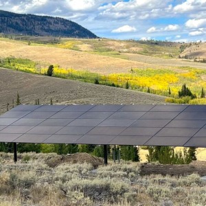 Medium Size Universal Single Row Ground Mount Bill number of panels plus one