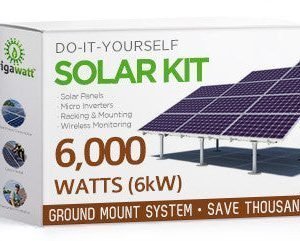 6 Panel Ground Mount Solar Kit