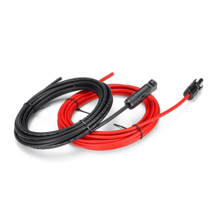 MC4 18” extension with 2 ends Red or Black