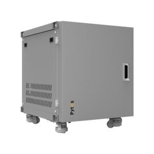 Pytes V-BOX-IC V5 Cabinet can hold up to 3 batteries - indoor rated