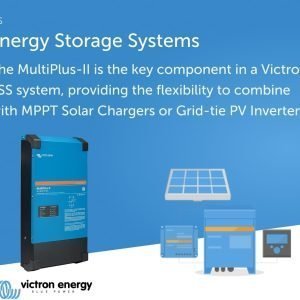 Victron Energy MultiPlus-II - Power Inverter - Pure Sine Wave Inverter Charger for 120 amp Battery - with PowerAssist Technology - 3000VA 12-Volt