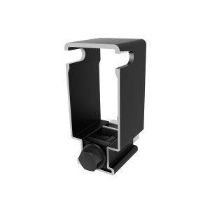 Sunmodo CLMP-BOT-SMR100-B Bottom End Clamp Black