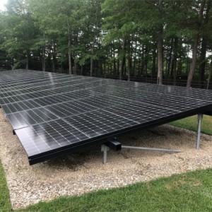 Large Size Universal Single Row Ground Mount Bill number of panels plus one