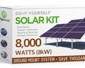 8 Panel Ground Mount Solar Kit