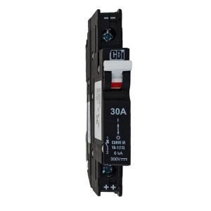 MNEPV-300-1PP Midnite Din Rail Breaker DC type 300 volts 2,10,12,15,20,30,40,50, or 63 Amp