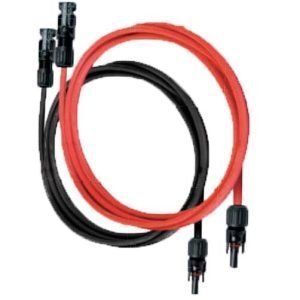 MC4 18” extension with 2 ends Red or Black