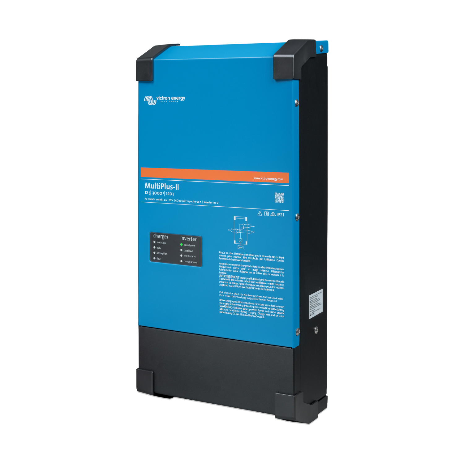 Victron II 12/3000/120-50 MultiPlus-II Inverter 120V