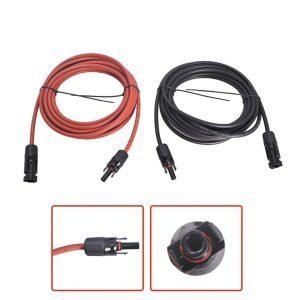 MC4 RV cable kit 25 ft Red and 25 ft Black with 2 ends