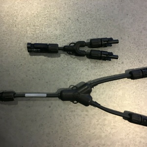 MC4 M/F connector Assembled with wire