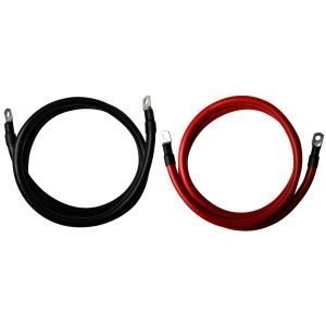 Pytes Battery to Inverter E-BOX Power Cable Set Red and Black 2M