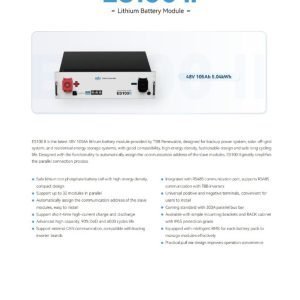 BA9409 2 X 420 Ah 6V Batteries,Box,Cables Capacity 5.04kWh (420Ah@12V)