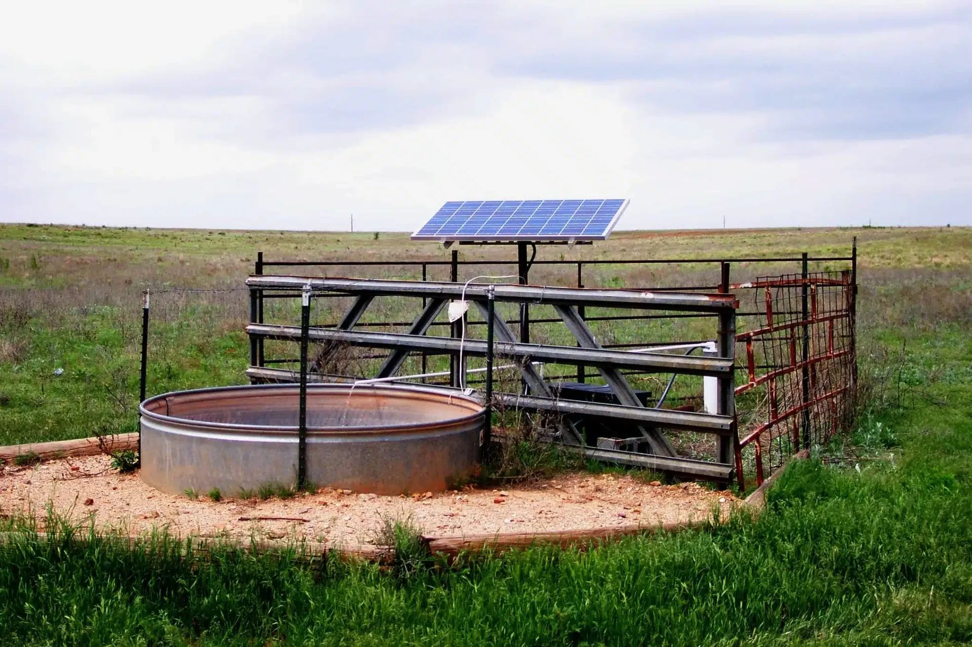 Custom Solar Packages - Livestock watering system powered by solar