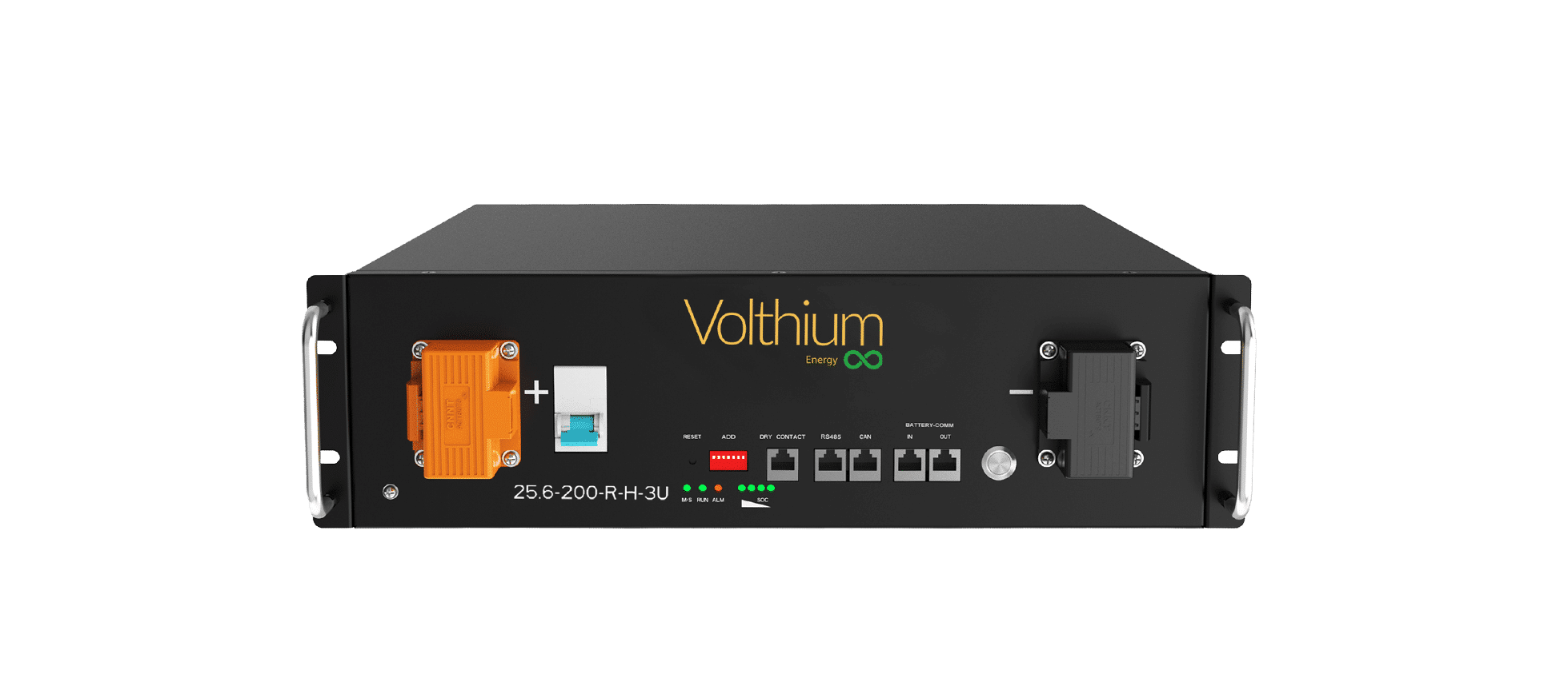 Volthium 25.6V 200Ah LiFePO4 Battery 25.6-200-r-h-3U 5.12 kW