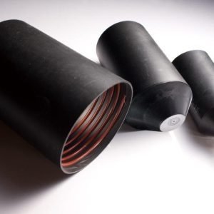 Cable ends with heat shrink cover