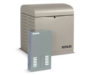 10kW Kohler 10RESV 120/240 LP/NG Generator w/battery