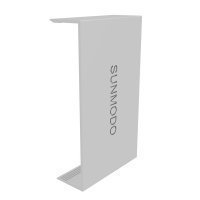 Sunmodo CAP-SMR300-AL-G Rail End Cap Aluminum Grey