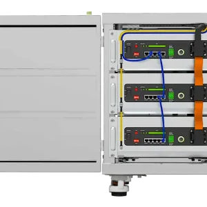 Pytes V-BOX-IC V5 Cabinet can hold up to 3 batteries - indoor rated