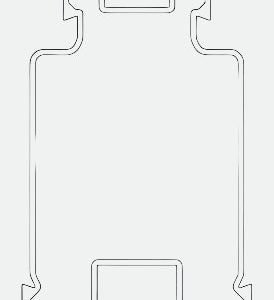 Sunmodo CAP-SMR300-AL-G Rail End Cap Aluminum Grey