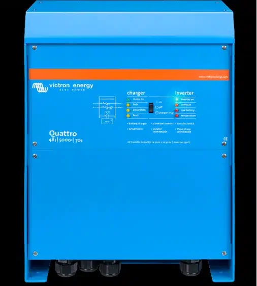 Solar inverter-charger for an off-grid power system
