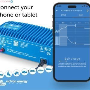 IP67 Blue Smart Charger 12/17(1) 120V NEMA 5-15