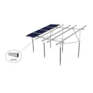 Sunmodo SMR300-212-M 212” Rail Silver