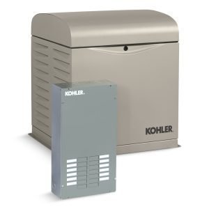 12kW Kohler 12RESV 120/240 LP/NG Generator w/battery