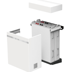 Pytes R-Box ON WALL installation - can hold up to 2 x E-BOX48100R