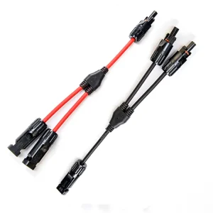 MC4 RV cable joiner pair (two into one Y adapters)