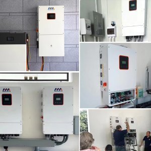 Megarevo R12KLNA 12kW Hybrid Smart Inverter IP65 rating w/touch screen and WiFi 5 yr warranty