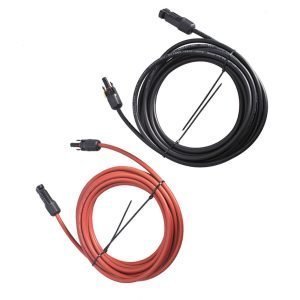 MC4 RV cable kit 25 ft Red and 25 ft Black with 2 ends
