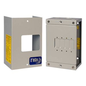 MNEDCQUAD Midnight Quad Box 4 Breaker enclosure (bolt in type)