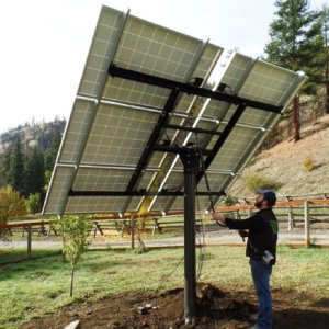8 Panel Medium Universal TOP Mount 6 in. Pole