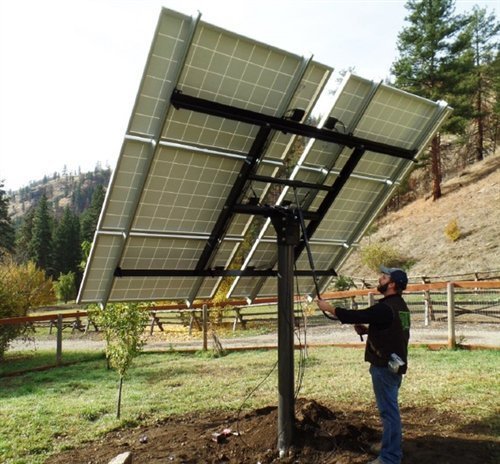 8 Panel Medium Universal TOP Mount 6 in. Pole
