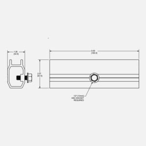 Sunmodo SPLC-SMR100 Rail Splice
