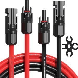 MC4 XLPE Black Sun resistant 10 gauge cable PV-1019-UL-02