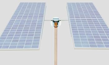 2 Panel Small Universal TOP Mount 2.5 in. Pole