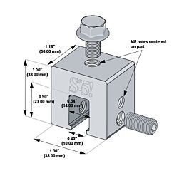 KHS5-U S5 U mini Standing Seam Clamp