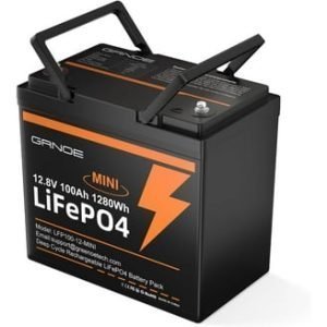 SWE LiFePO4 12V/100Ah Lithium Battery w. BT and Heater
