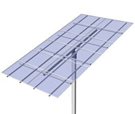 6 Panel Small Universal TOP Mount 4 in. Pole