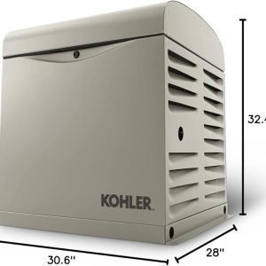 10kW Kohler 10RESV 120/240 LP/NG Generator w/battery