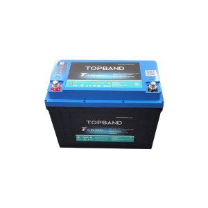 BA9540 Top Band 4 X 100 Ah 12.8V Batteries,Box and Cables Cap: 5.12kWh 25.6V Bank