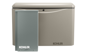 Kohler KG125R-QS 120/240 4T13X Alternator LP/NG Generator w/battery Steel Enclosure