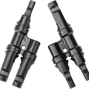 MC4 RV cable joiner pair (two into one Y adapters)