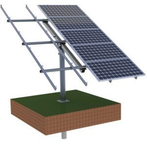 Large Size Universal Single Row Ground Mount Bill number of panels plus one